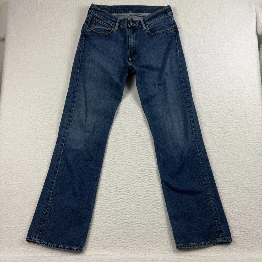 Polo Ralph Lauren 867 Classic Fit Jeans Men 32x34 Blue Denim Cotton Straight Leg